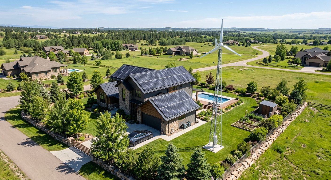 Vind- og solenergi til boligen: Når storkraftværker ikke er nok